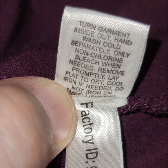 VTG Sequin-Trimmed Purple Express Camisole Top Size S Small Adjustable Straps - Picture 6 of 10